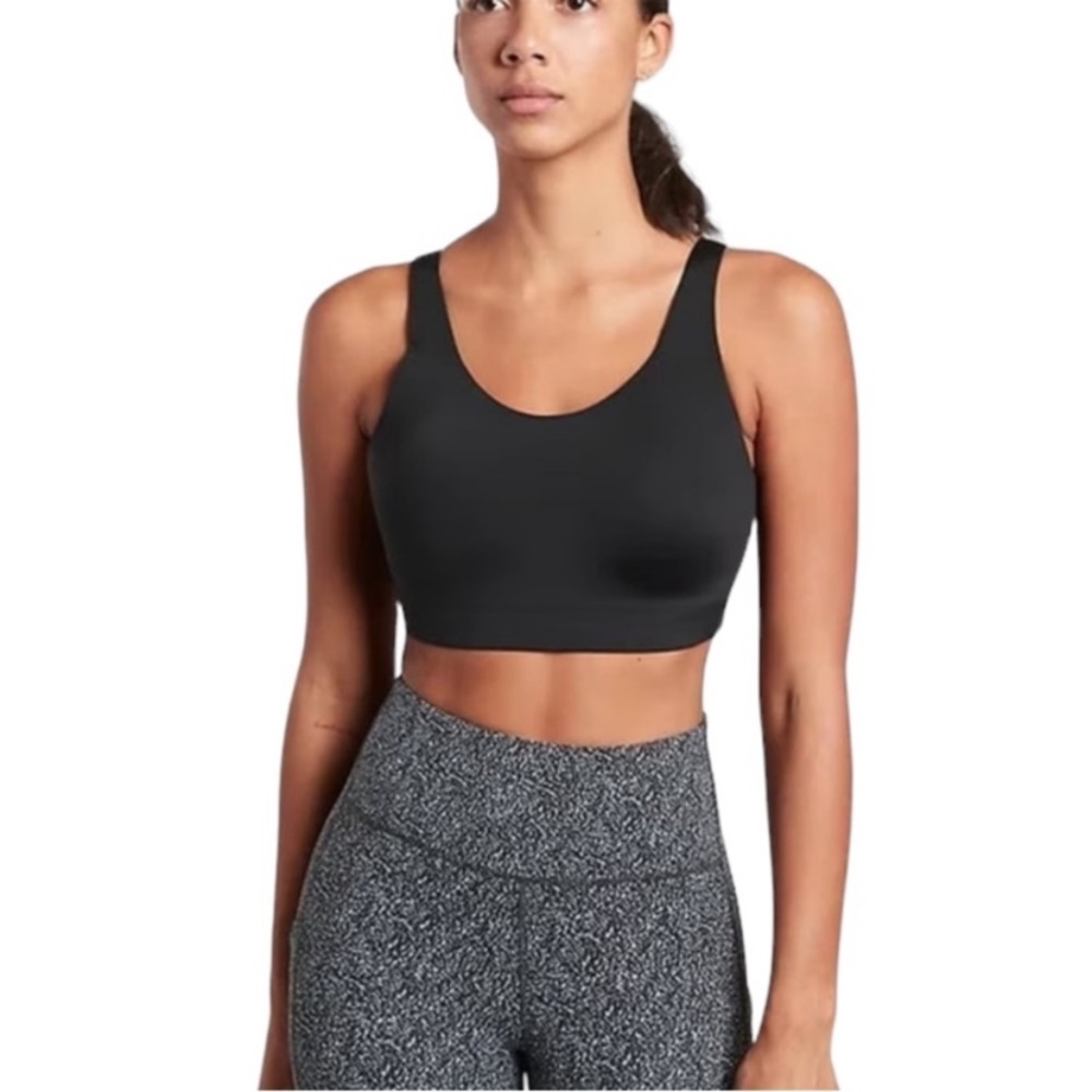 Athleta “Advance” Black Sports Bra - Women’s Size 38B